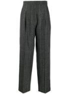 Sandro Paris High-waist Tailored Trousers - Grey