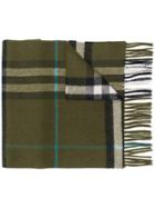 Burberry The Classic Check Scarf - Green