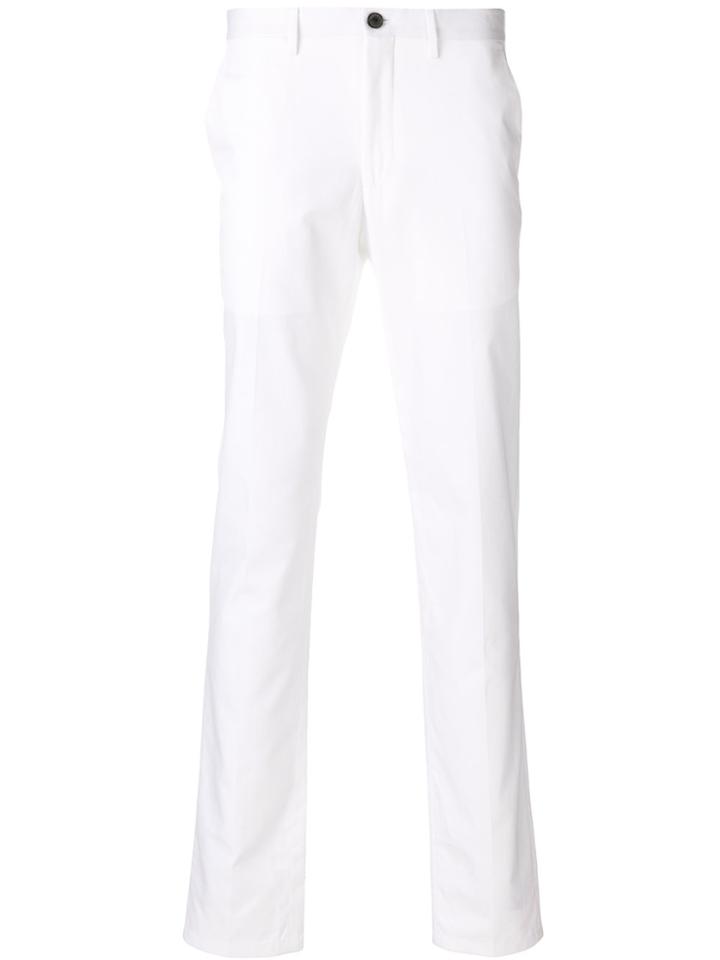 Larusmiani Straight-leg Trousers - White