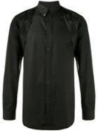 Givenchy - Cuban-fit Shoulder Strap Shirt - Men - Cotton/acrylic/polypropylene - 40, Black, Cotton/acrylic/polypropylene