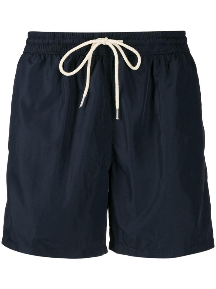 Nos Beachwear Drawstring Swim Shorts - Blue