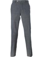 Pt01 Pleated Tapered Trousers, Men's, Size: 52, Grey, Linen/flax/cotton