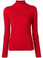 Tory Burch Turtle Neck Top - Red