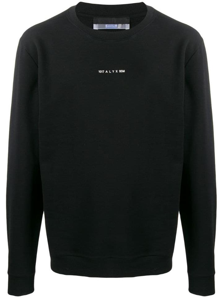 1017 Alyx 9sm Logo Print Sweatshirt - Black