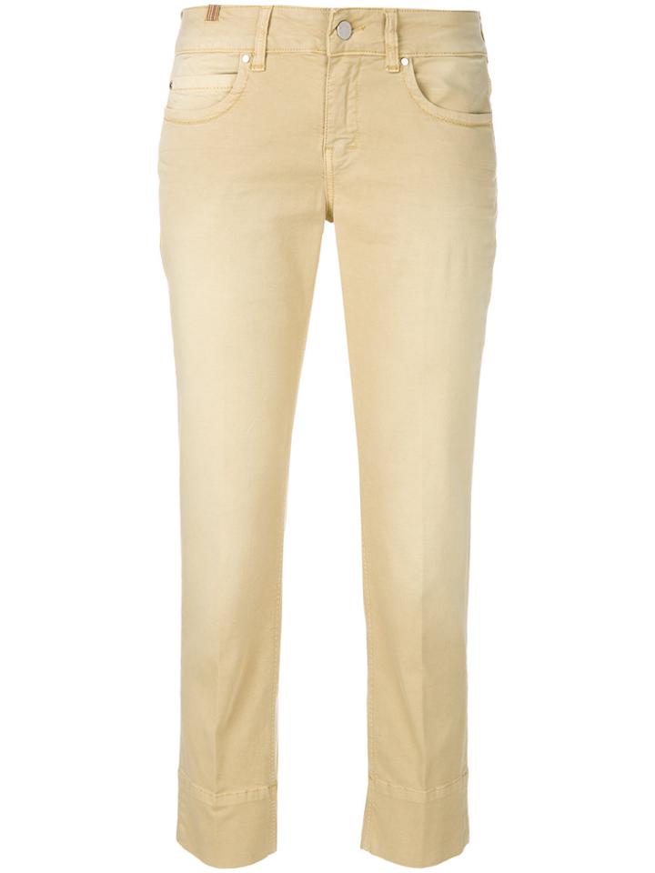 Notify Cropped Jeans - Brown