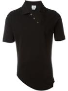 Vivienne Westwood Man Asymmetric Polo Shirt, Men's, Size: M, Black, Cotton