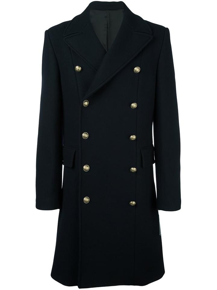 Balmain Double Breasted Overcoat