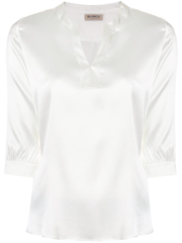 Blanca 3/4 Sleeve Blouse - White