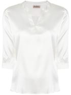 Blanca 3/4 Sleeve Blouse - White