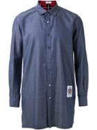 Education From Youngmachines Long Relaxed Fit Cuff Detail Button Down Shirt