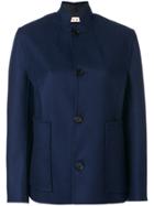 Marni Mandarin Collar Jacket - Blue