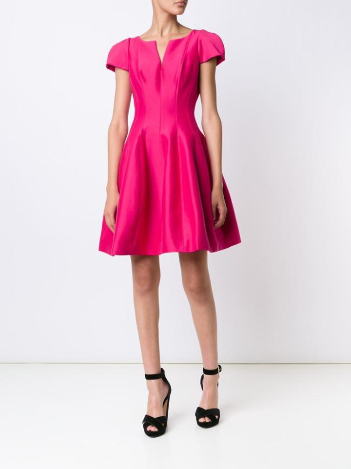 Halston Heritage Flared Mini Dress