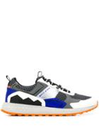 Moa Master Of Arts Color-block Lace-up Sneakers - Grey