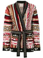 Laneus - Embellished Intarsia-knit Cardigan - Women - Cotton - 44, Women's, Cotton