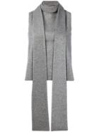 Société Anonyme - Cashmere Scarf Tank - Women - Cashmere - 1, Grey, Cashmere