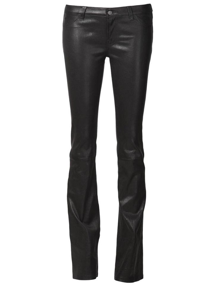 J Brand Flared Leather Trouser