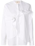 Ports 1961 Ruffled Shirt - White