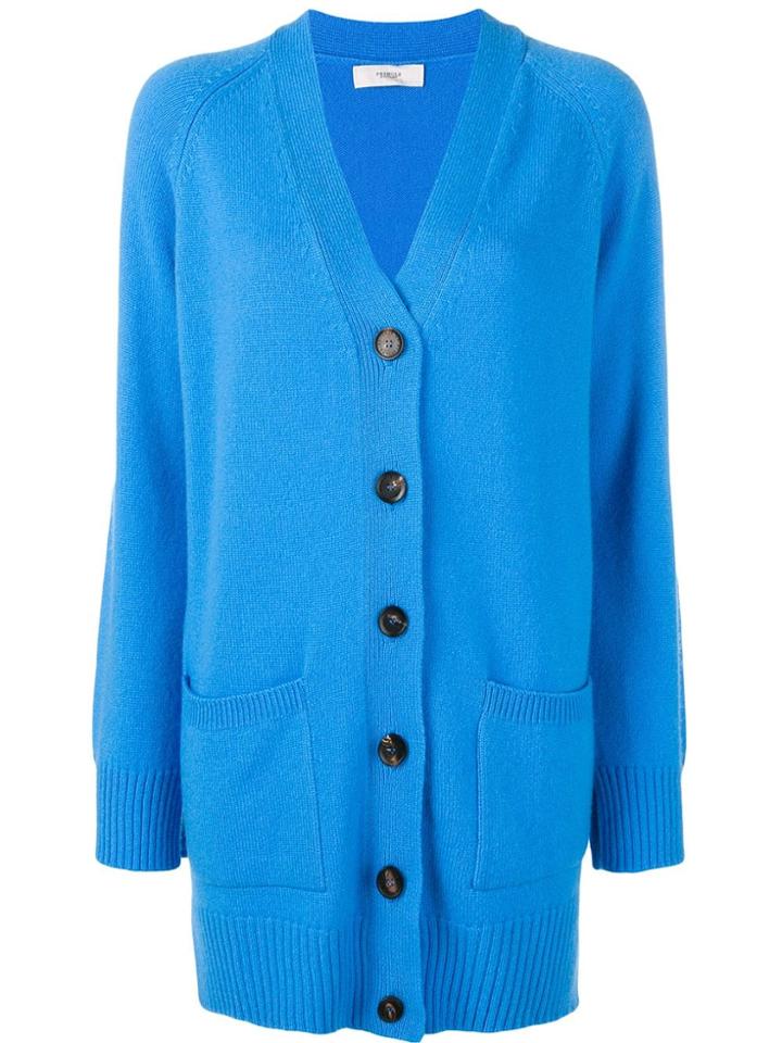 Pringle Of Scotland Cosy Cashmere Cardigan - Blue