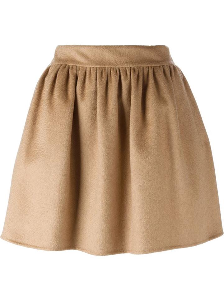 Dsquared2 Pleated Skirt, Women's, Size: 38, Brown, Camel Hair