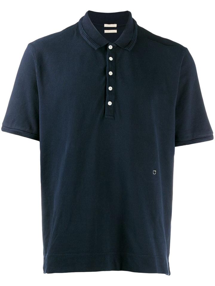 Massimo Alba Short-sleeved Polo Shirt - Blue