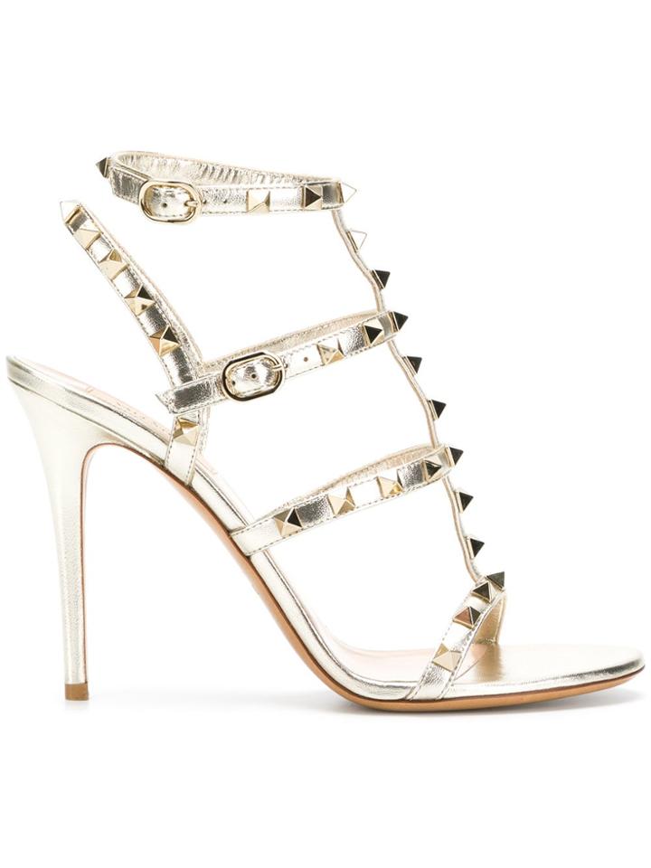 Valentino Valentino Garavani Rockstud Sandals - Neutrals