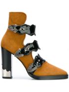 Toga Pulla Buckle Strap Ankle Boots - Brown