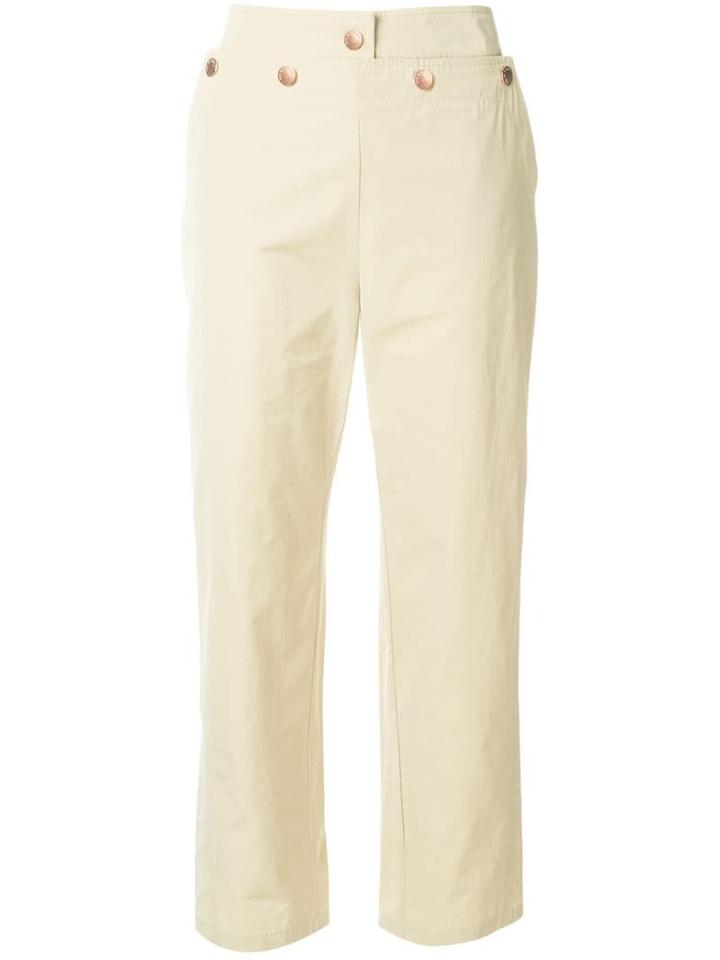 See By Chloé Cropped Sailor Trousers - Neutrals