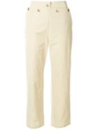 See By Chloé Cropped Sailor Trousers - Neutrals