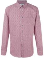 Paul & Joe Abstract Pattern Shirt, Men's, Size: Medium, Red, Cotton