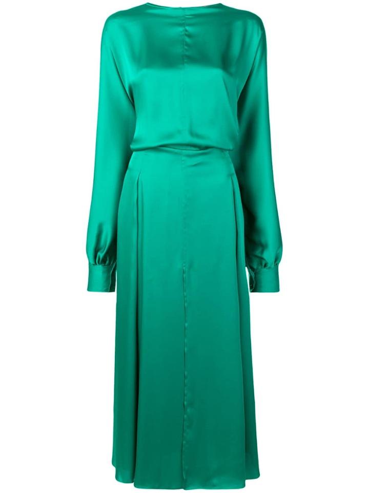 Nina Ricci Draped Dress - Green