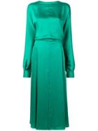 Nina Ricci Draped Dress - Green