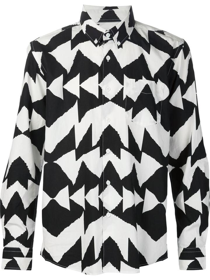Saturdays Surf Nyc Crosby Oxford Shirt, Men's, Size: M, Black, Cotton