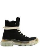 Rick Owens Chunky Sole Boots - Black