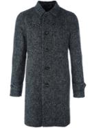 Hevo Single Breasted Coat, Men's, Size: 52, Grey, Polyamide/polyester/viscose/virgin Wool