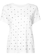 Current/elliott Studded T-shirt - White