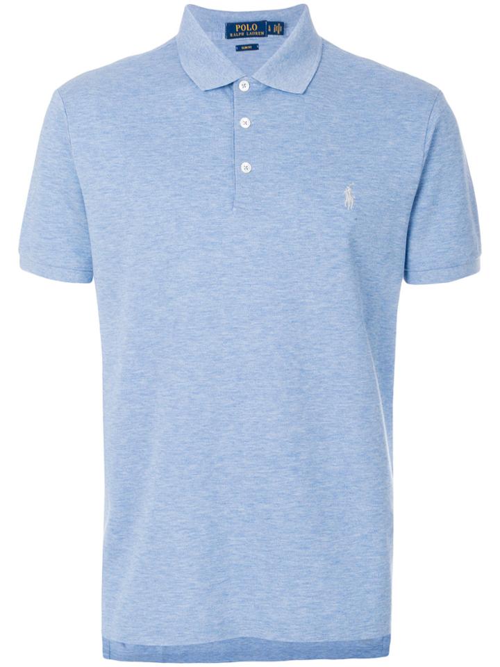 Polo Ralph Lauren Slim-fit Stretch Polo Shirt - Blue
