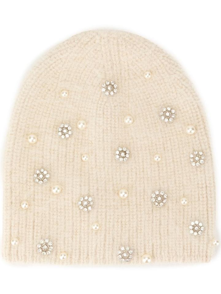 Jennifer Behr Flurries Beanie - White