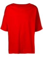 Casey Casey Oversized T-shirt - Red