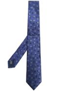 Lanvin Blurred Pointed Tie - Blue