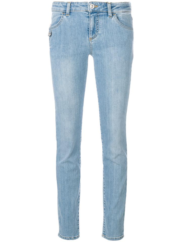 Versus Safety Pin Slim Jeans - Blue