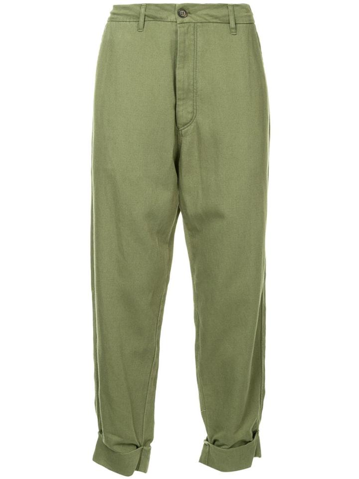 Bassike Drop-crotch Trousers - Green