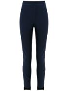 Gloria Coelho High Low Hem Leggings - Blue