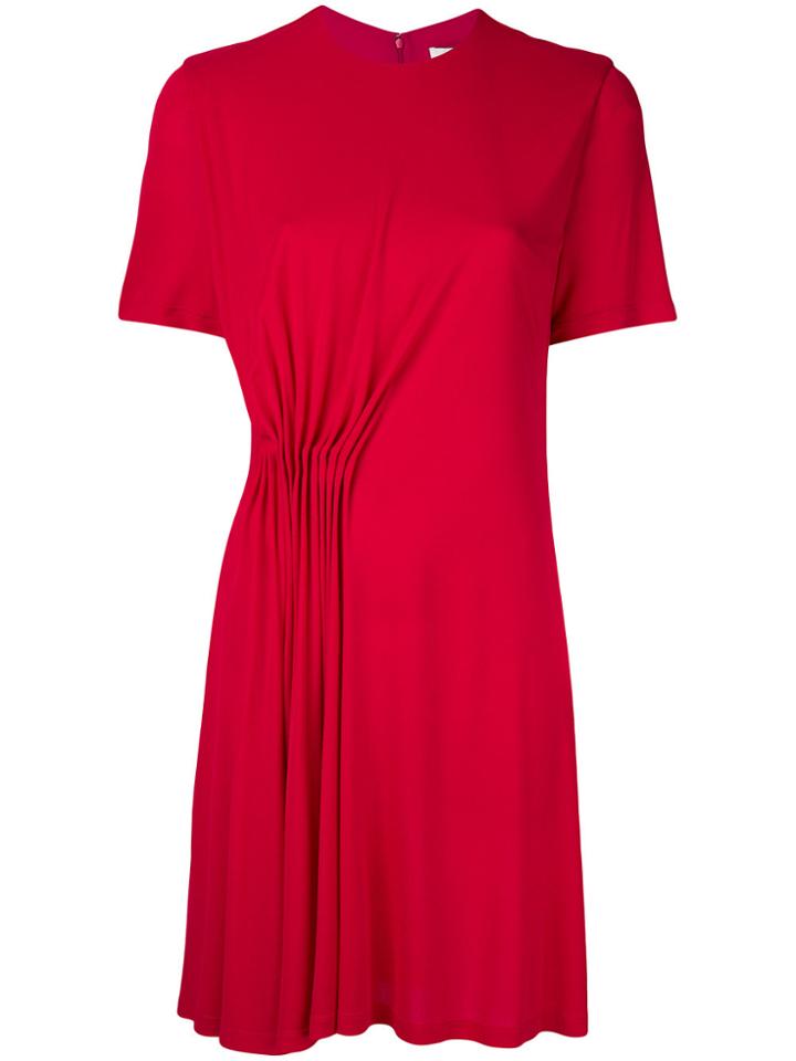 Givenchy Gathered Detail Short Dress - Pink & Purple