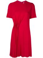 Givenchy Gathered Detail Short Dress - Pink & Purple