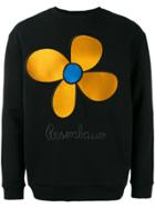 Christopher Kane Embroidered Flower Unisex Sweatshirt - Black