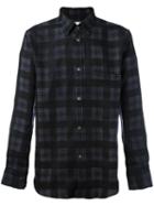 Golden Goose Deluxe Brand 'logan' Checked Shirt, Men's, Size: Xxl, Black, Virgin Wool/cotton