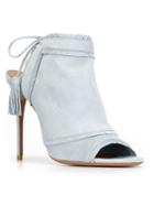 Aquazzura Tassel Detail Heeled Sandals