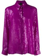 Pinko Sequin Shirt - Purple