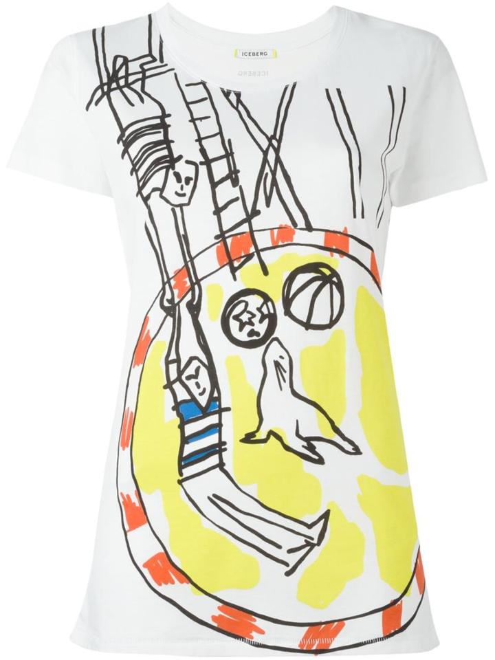 Iceberg Circus Print T-shirt