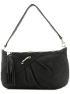 Coccinelle Tassel Shoulder Bag - Black